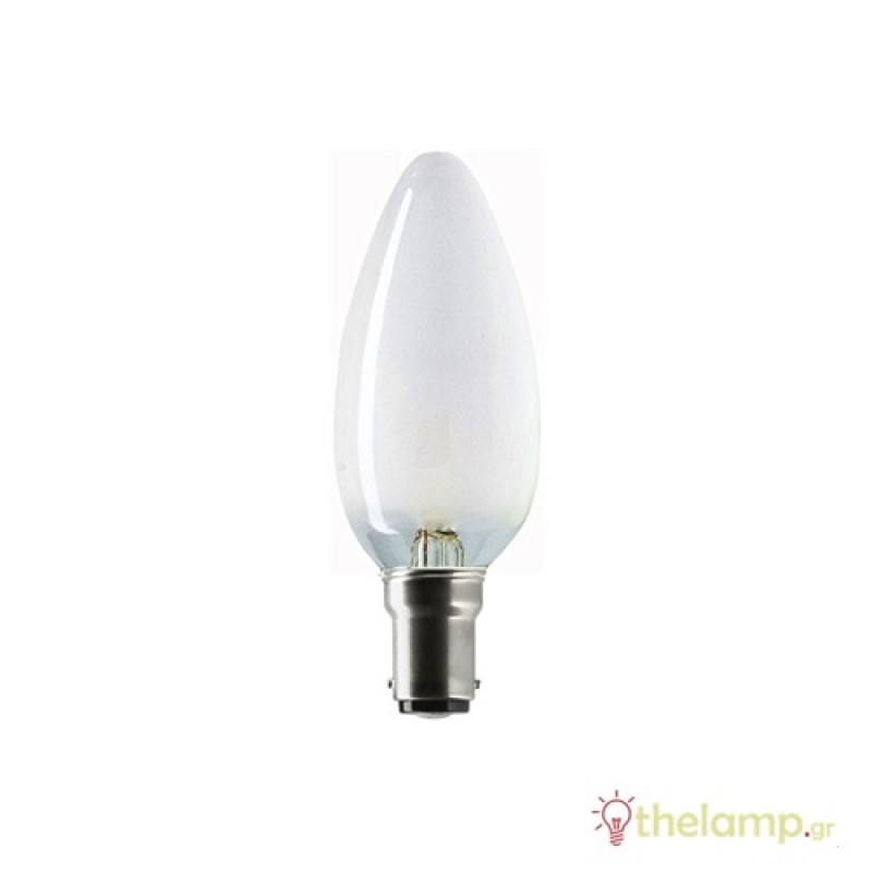 Λαμπτήρας πυράκτωσης 230V 40W B15d Κερί ματ Leuci