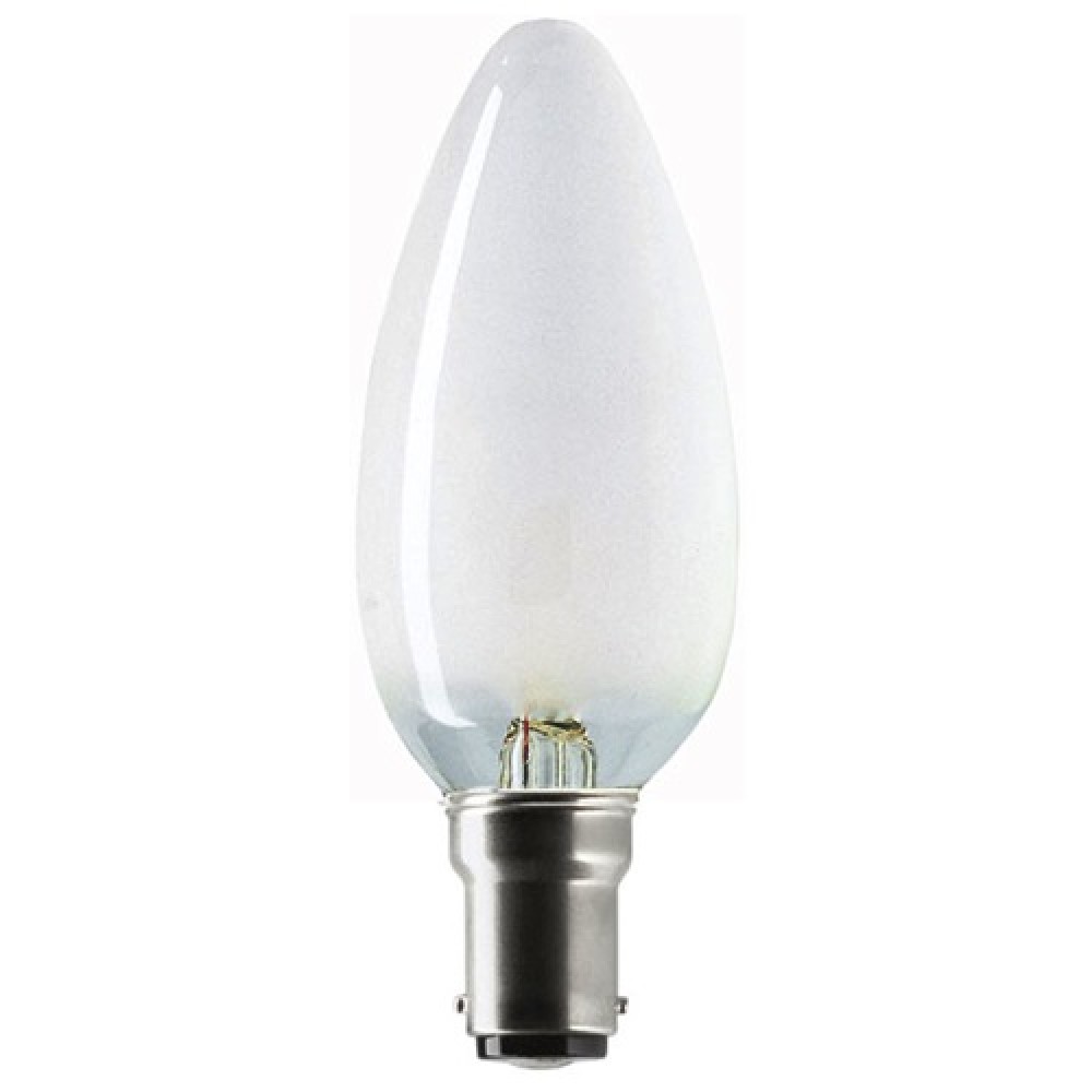 Μatt candle 230V 60W B15d Leuci