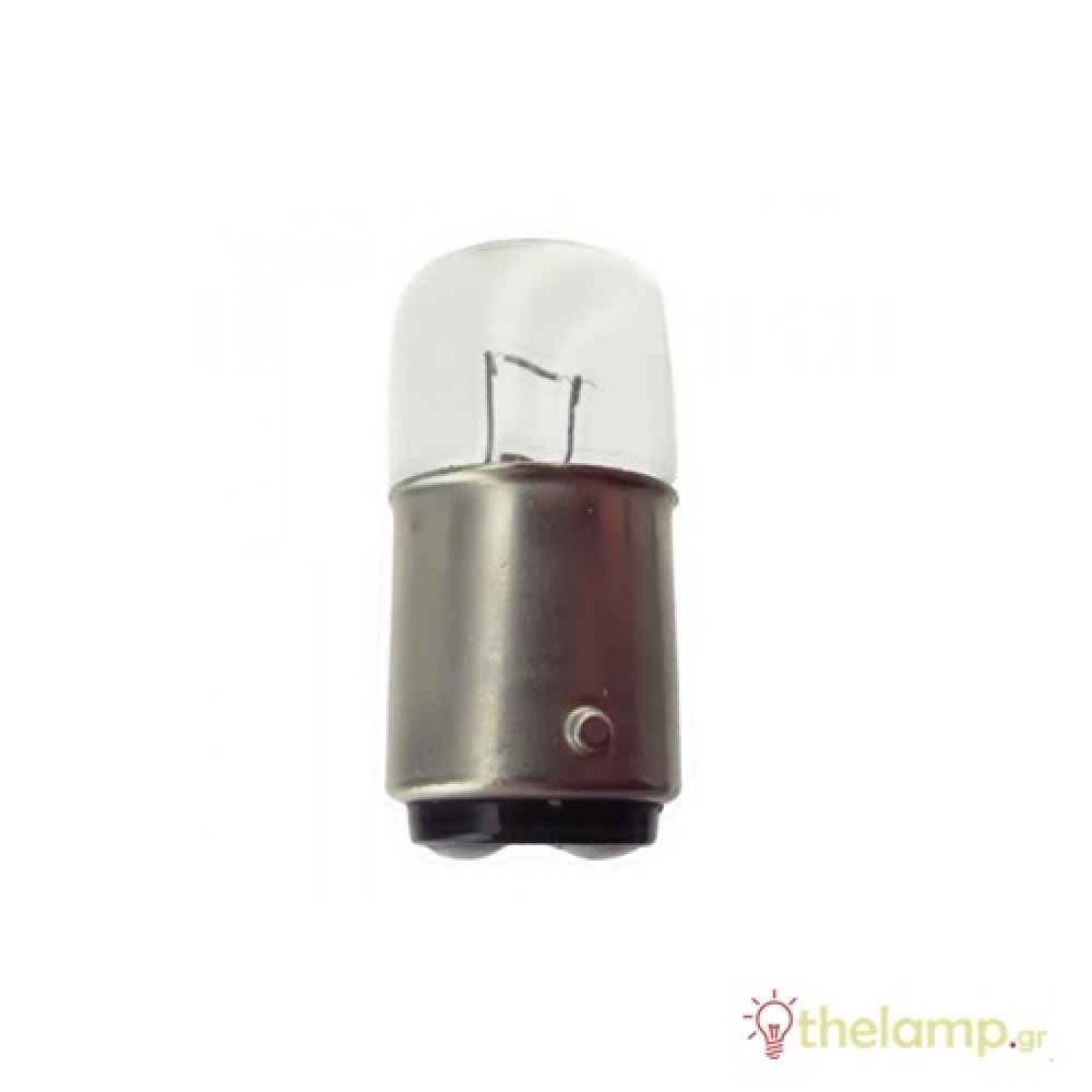 Indicator lamp  230V 5-7W BA15d  ᴓ16χ48mm for sewing machine