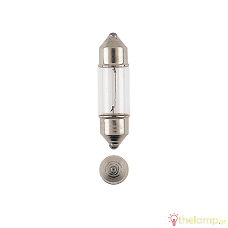 Ενδεικτική λυχνία 12V 1.5W s55 ᴓ6x36mm σωληνωτό