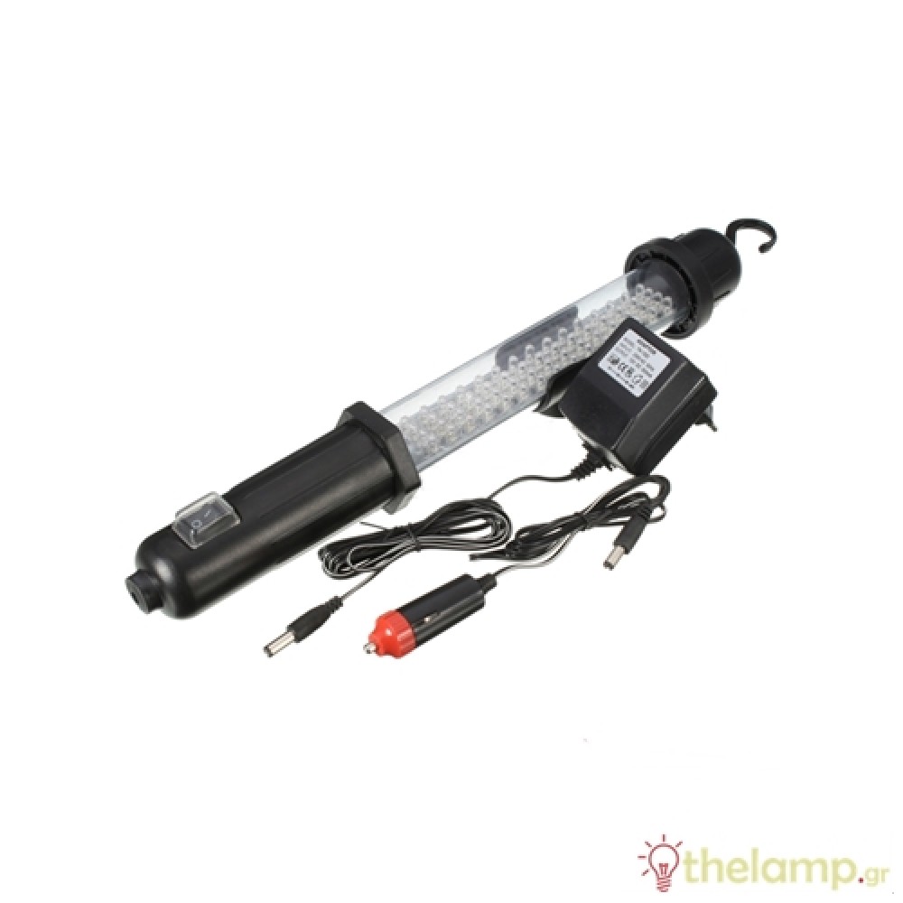 Φωτιστικό led συνεργείου επαναφορτιζόμενο 12V & 230V