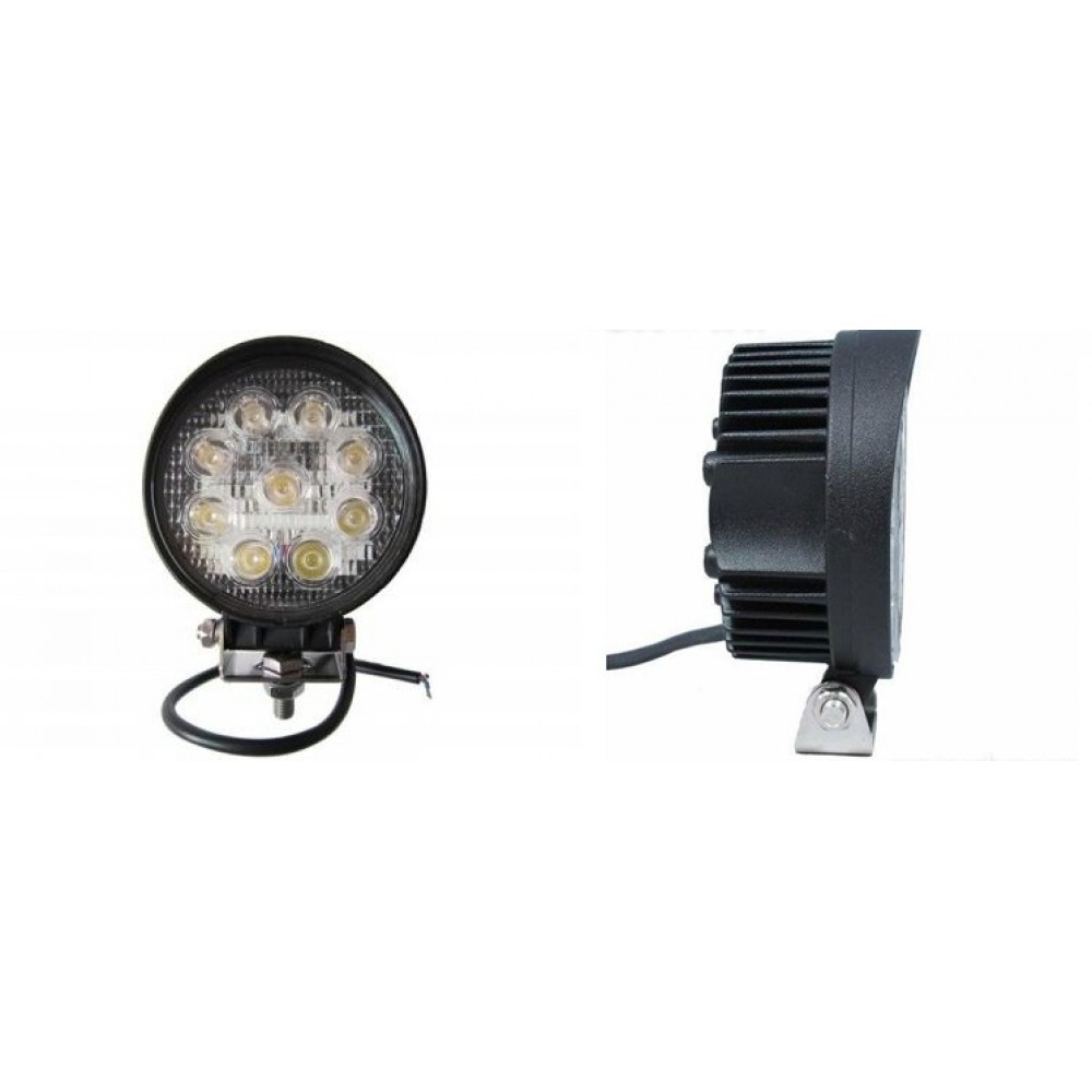 Floodlight led 27W 12V-24V 30° day light 6500K black