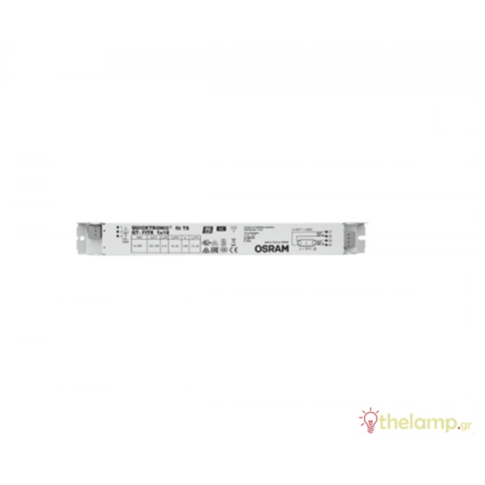 Ballast 220-240V 1x18W QT-FIT8 Osram