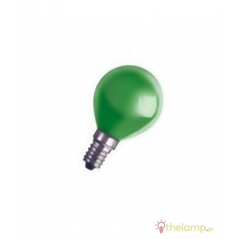 Λαμπτήρας πυράκτωσης 230V 25W E14 γλομπάκι πράσινο Radium
