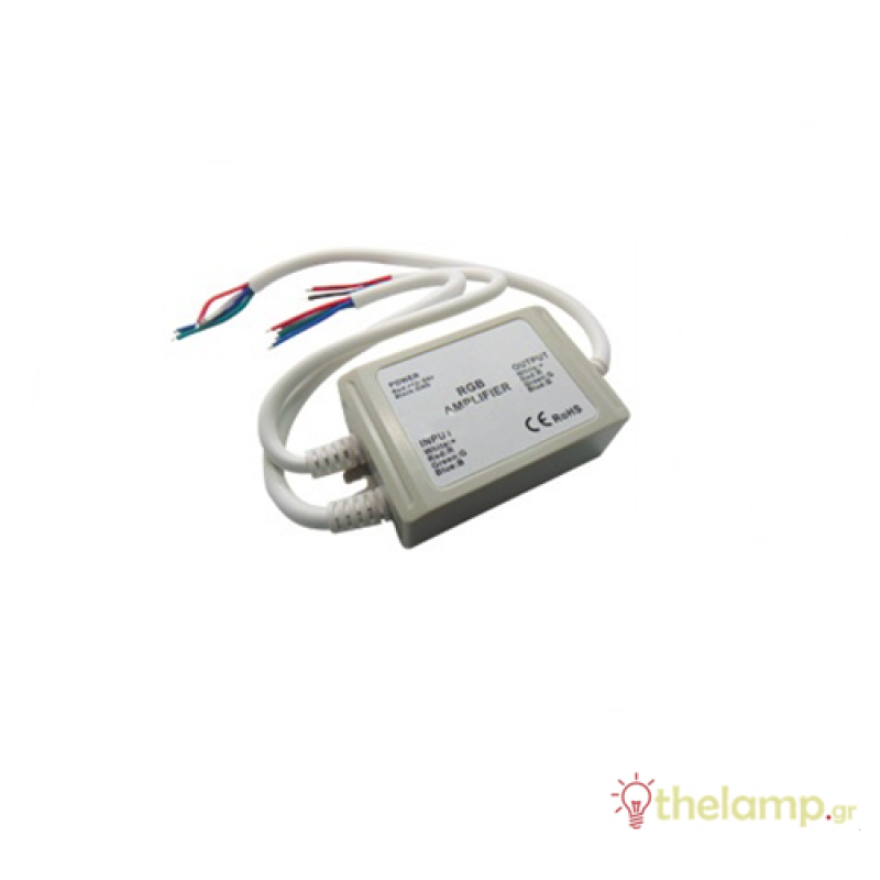 Controller ενισχυτής για led ταινία DC 12V 144W RGB IP65