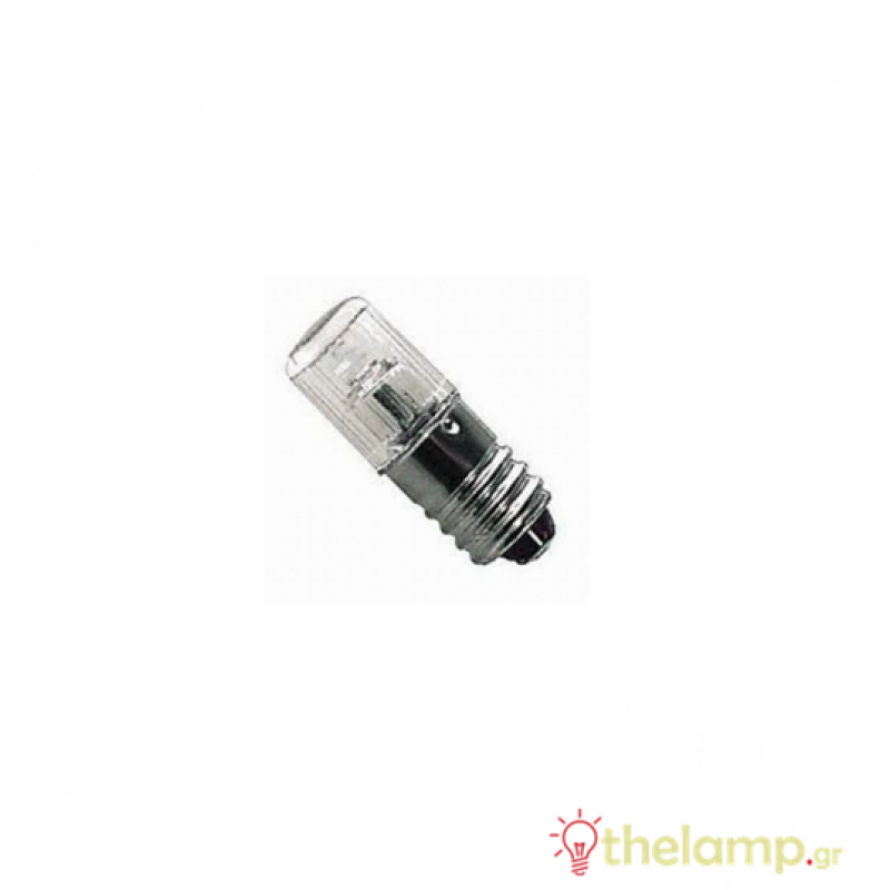 Ενδεικτική λυχνία 220V 0.5W E10  ᴓ10x30mm επαγωγικό