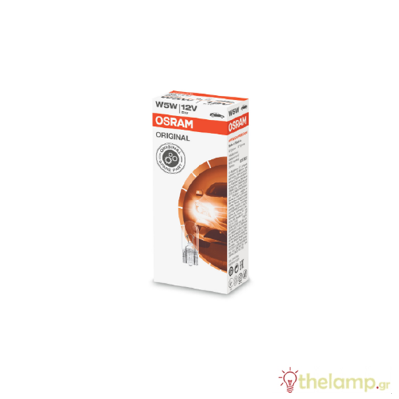 Osram 12V 5W W2.1x9.5d W5W Original 2825
