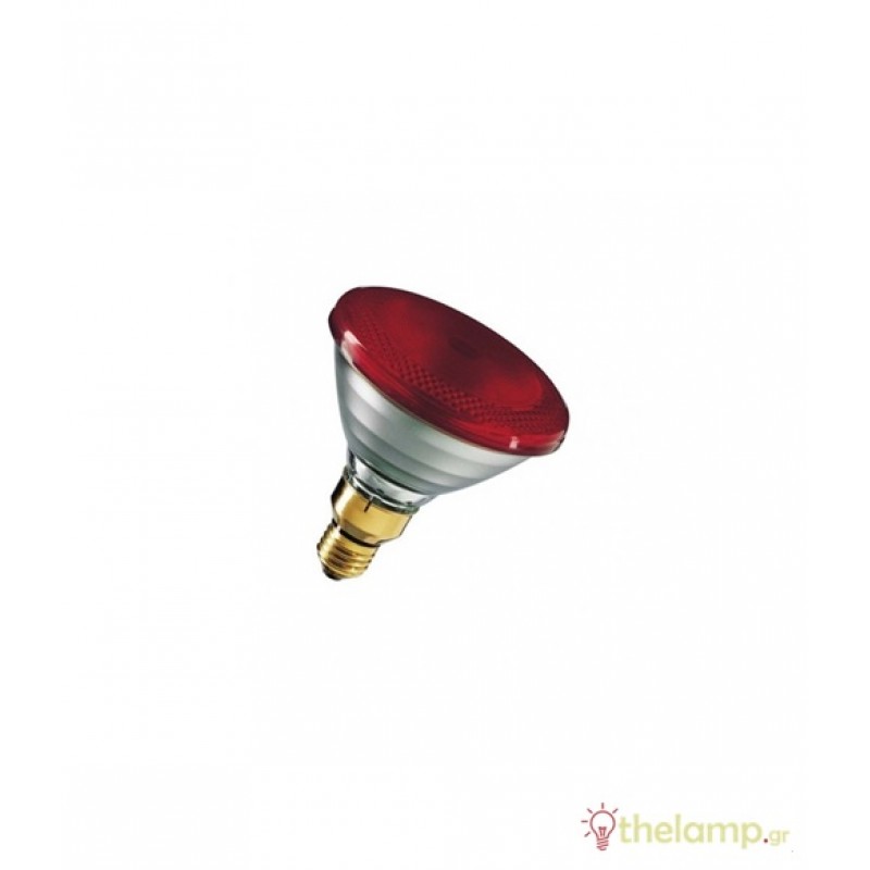 Siccatherm 230V E27 175W PAR38 κόκκινη Osram