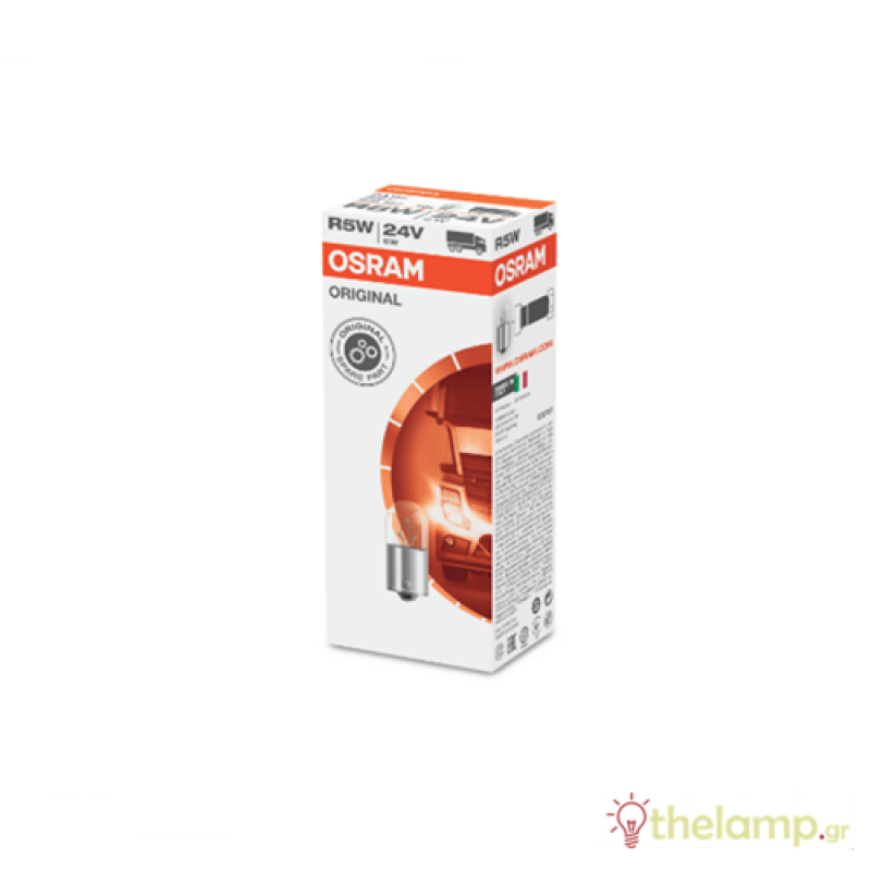 Osram 24V 5W BA15s R5W +20% Original 5627