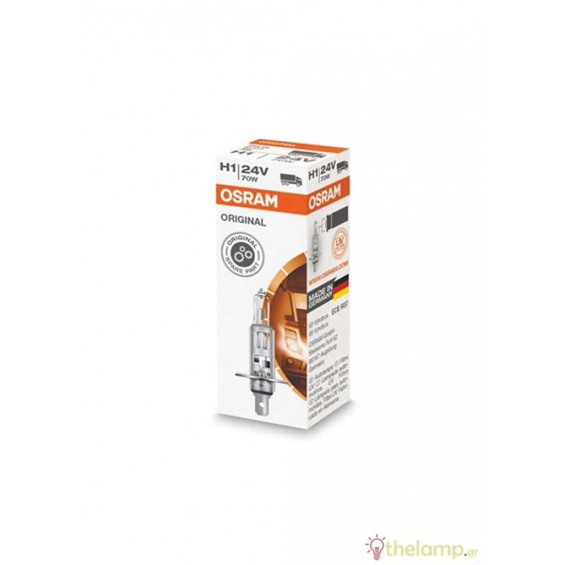 Osram 24V 70W P14.5s H1 +15% Original Line 64155