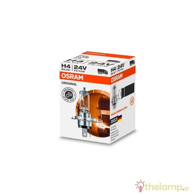 Osram 24V 75/70W P43t H4 Original Line 64196