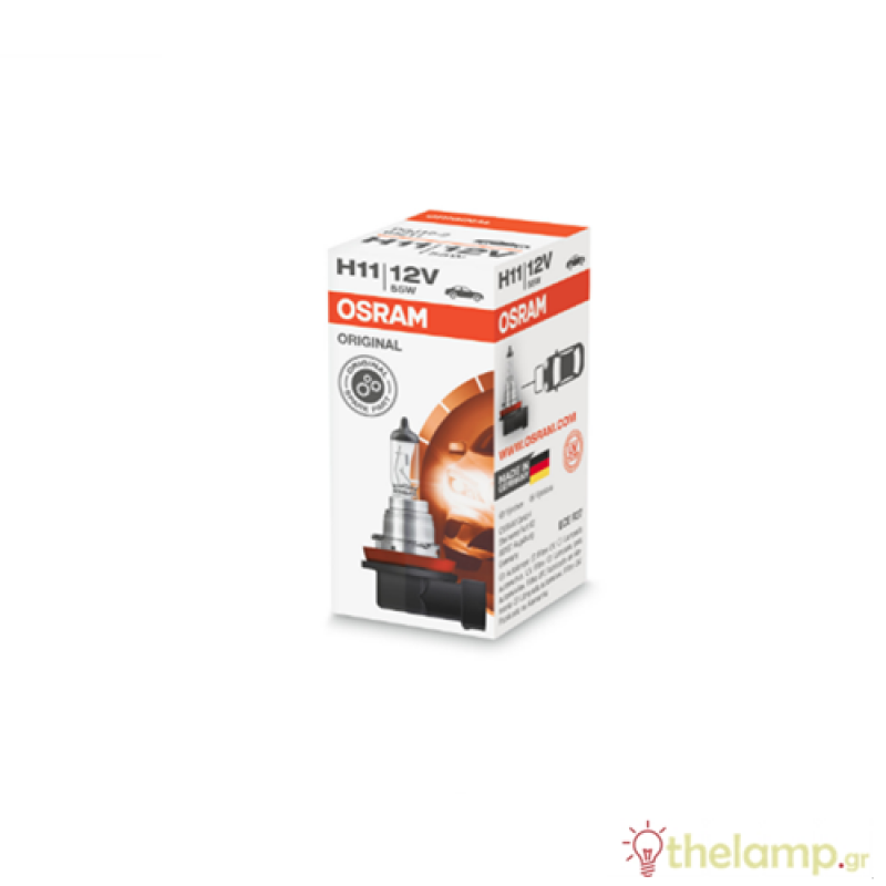 Osram 12V 55W PGJ19-2 H11 +10% Original Line 64211