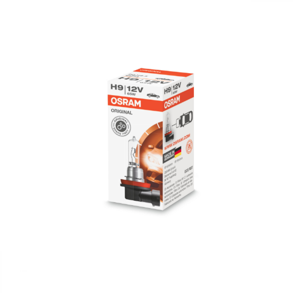 Osram 12V 65W PGJ19-5 H9 +10% Original Line 64213