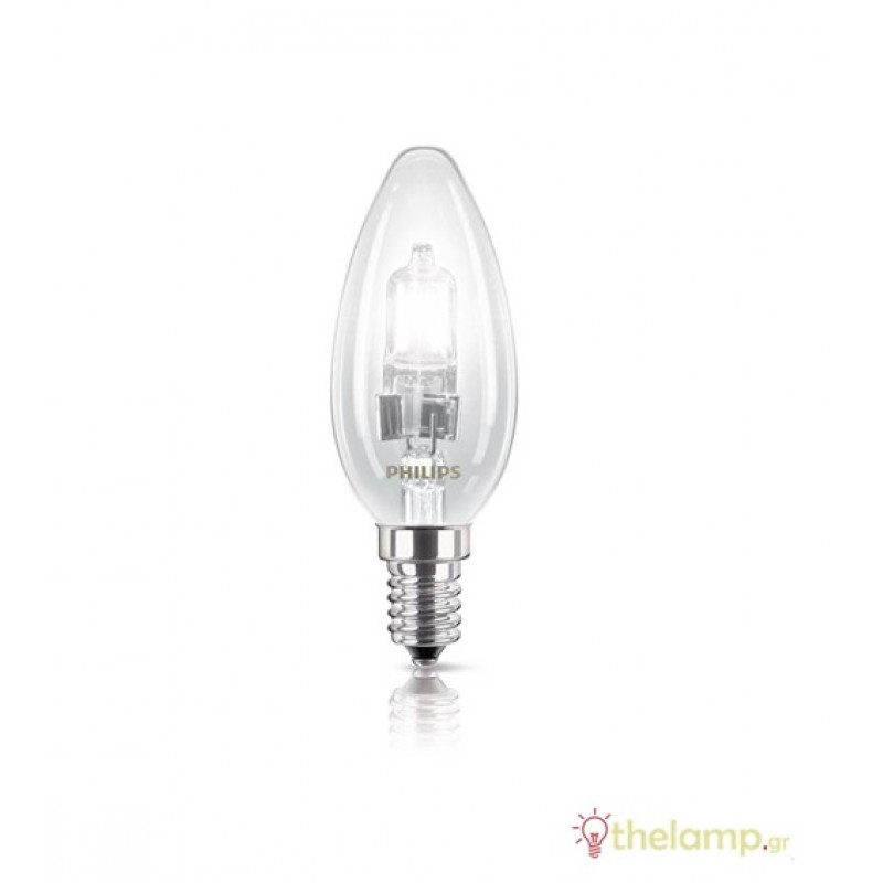 Λαμπτήρας αλογονού 230V 18W E14 κερί dimmable Philips