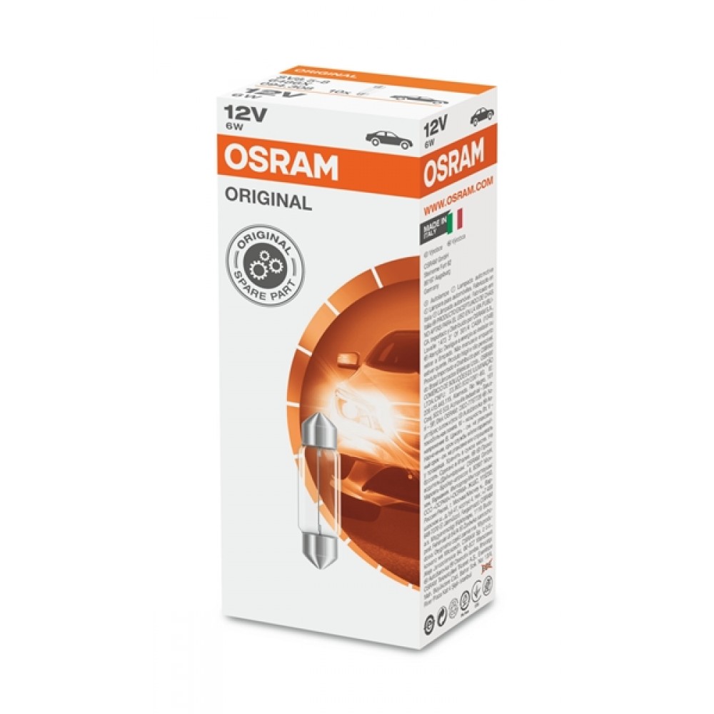 Osram 12V 6W SV8.5-8 ±20% original 6486X
