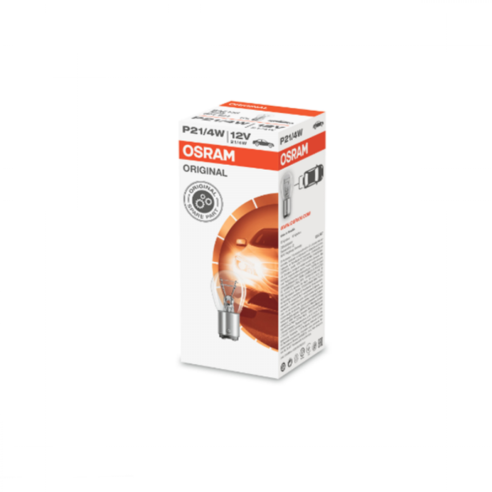 Osram 12V 21/4W BAZ15d P21/4W 15-20% Original 7225