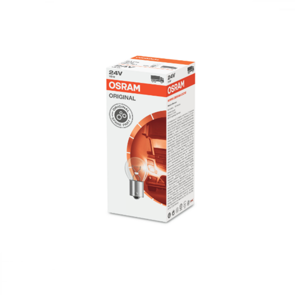 Osram 24V 15W BA15S +25% Original 7529