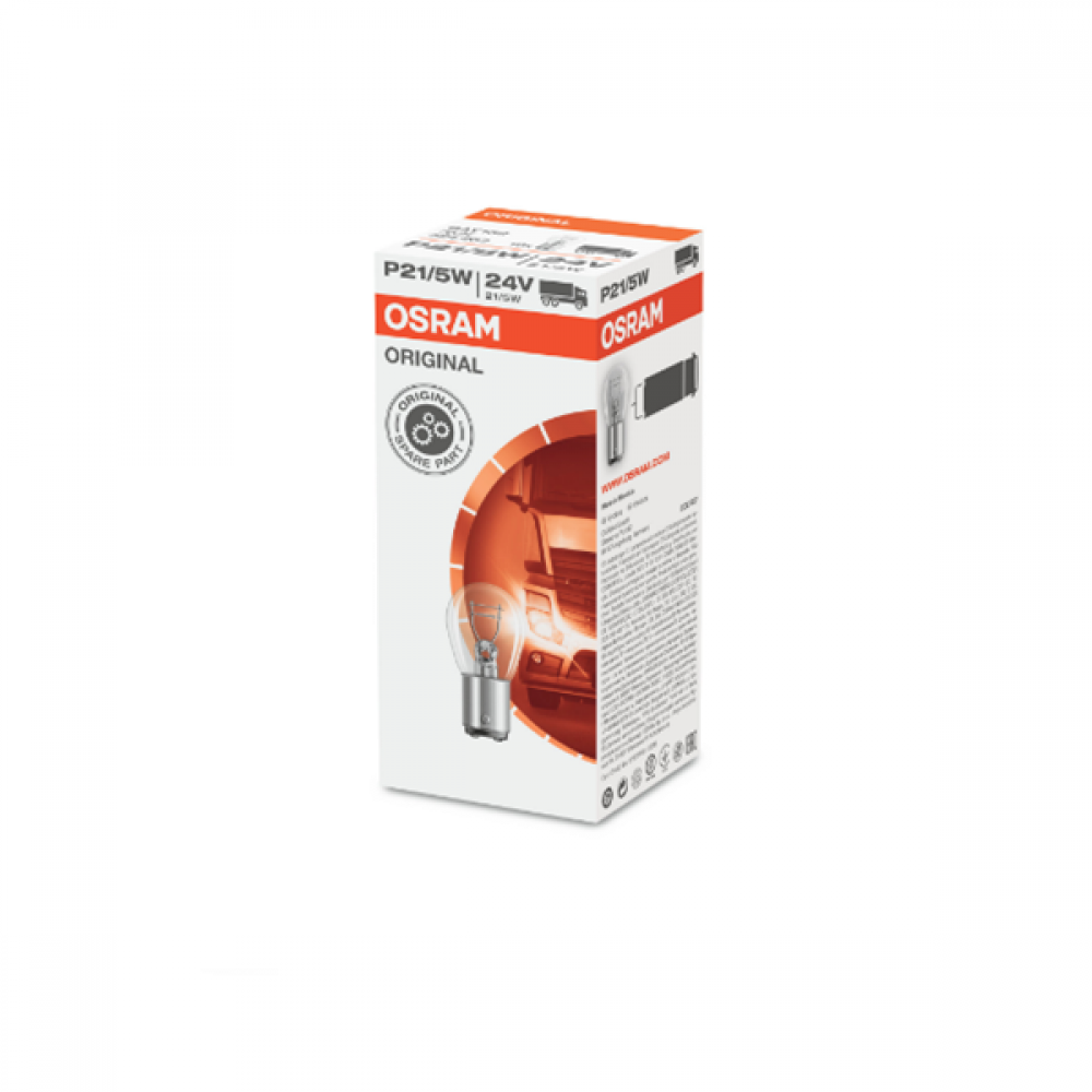 Osram 24V 21/5W BAY15d P21/5W +15-20% Original 7537