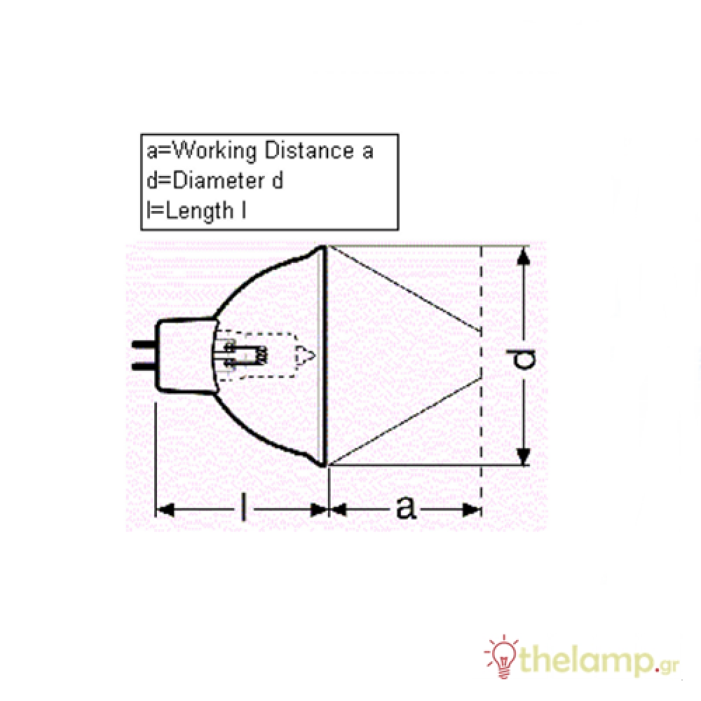82V 360W GY5.3 MR16 93525 ENX Osram