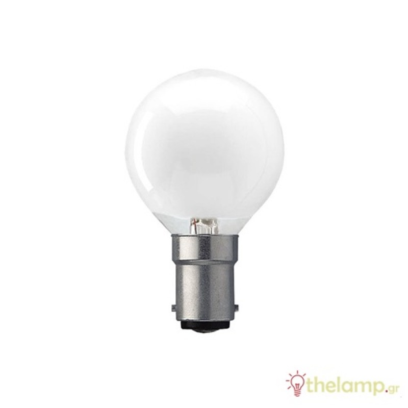 Λαμπτήρας πυράκτωσης  230V 40W B15d Γλομπάκι ματ  Leuci