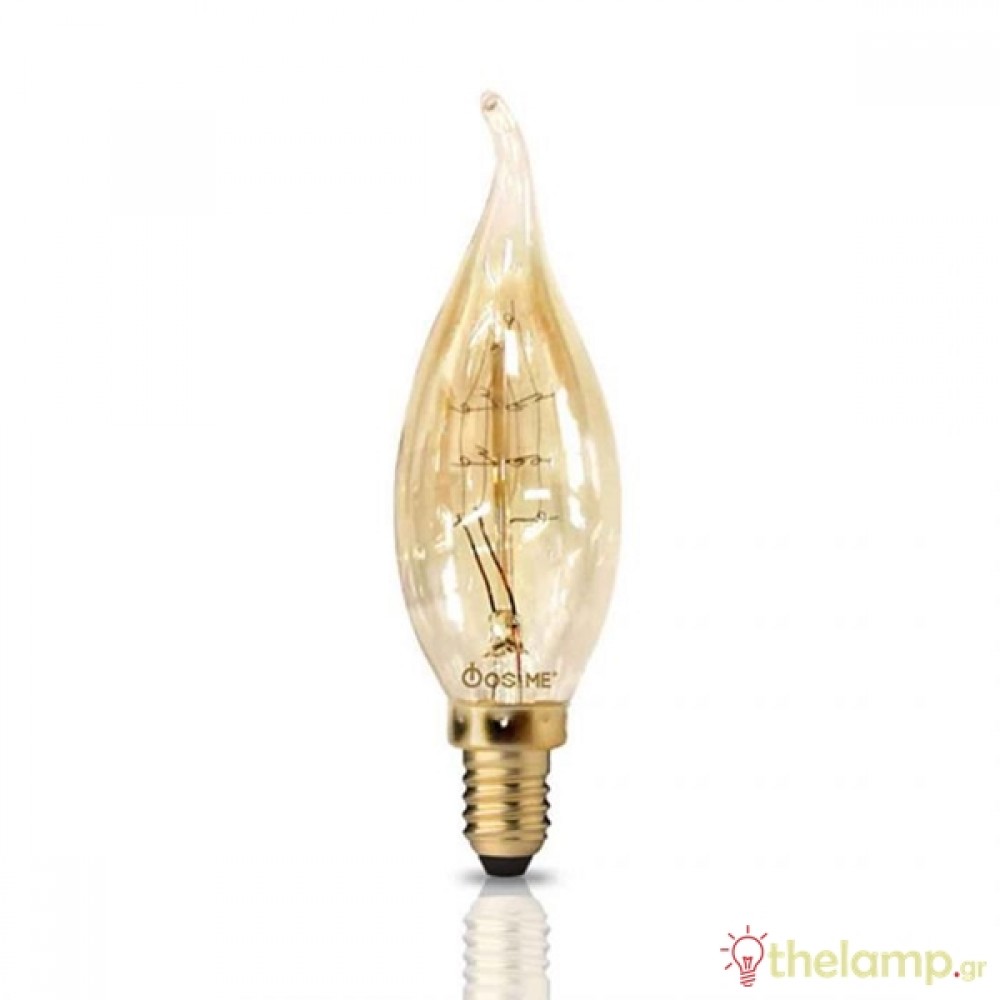 Λαμπτήρας πυράκτωσης Edison 230V 40W E14 κερί νήματος Φos_me