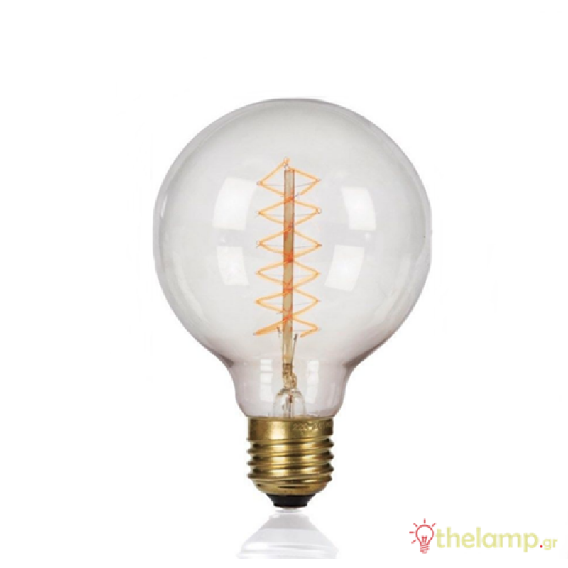 Λαμπτήρας πυράκτωσης Edison G125 230V 40W E27  νήματος Φos_me