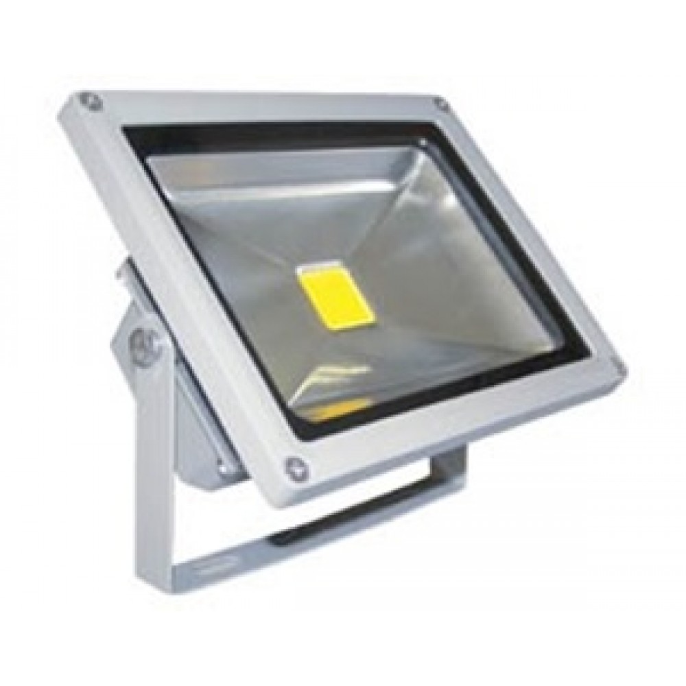 Προβολέας led 20W 230V day light 6500K ασημί/μαύρος ZGETGD179 DL ZHL