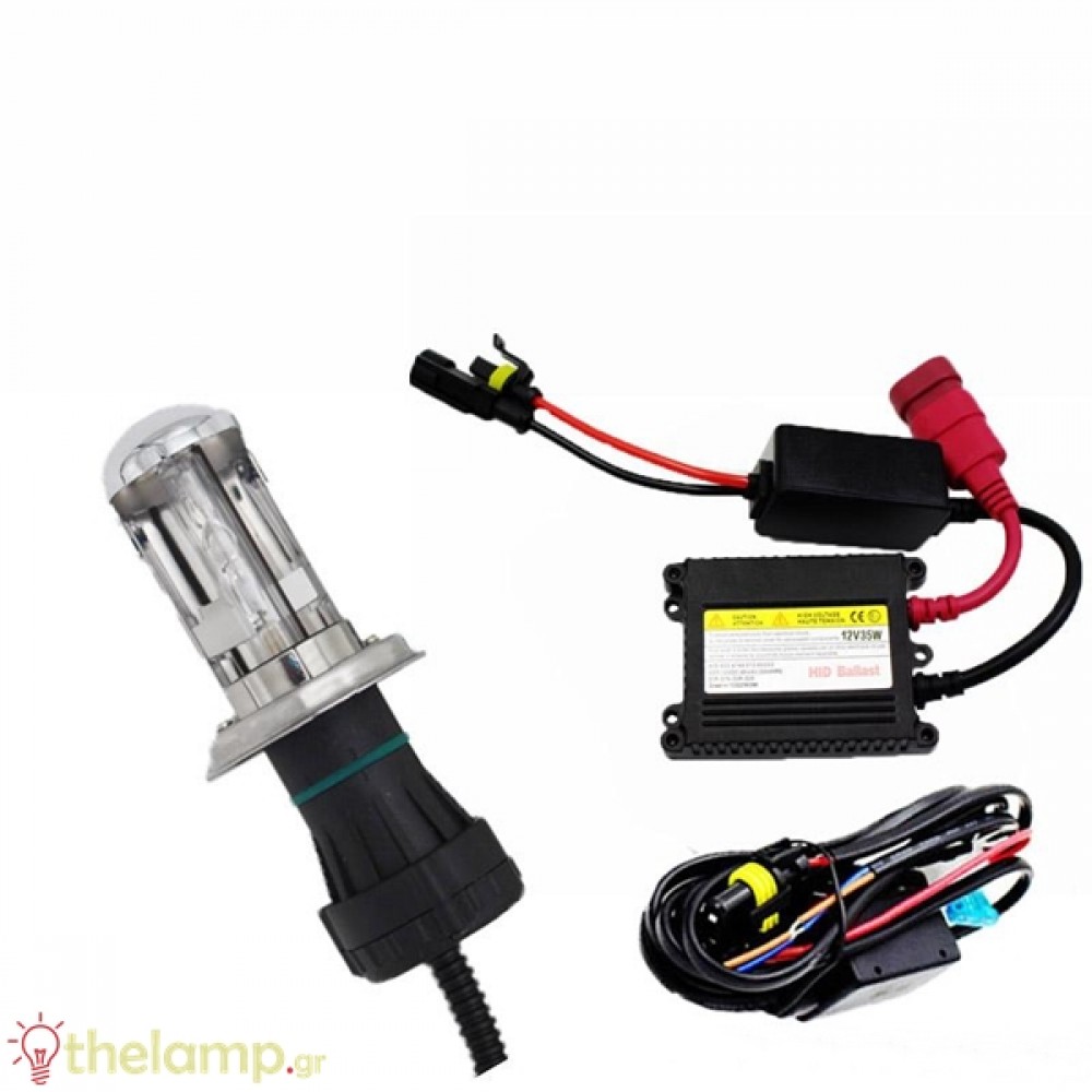 Xenon H4 moto day light 6000K