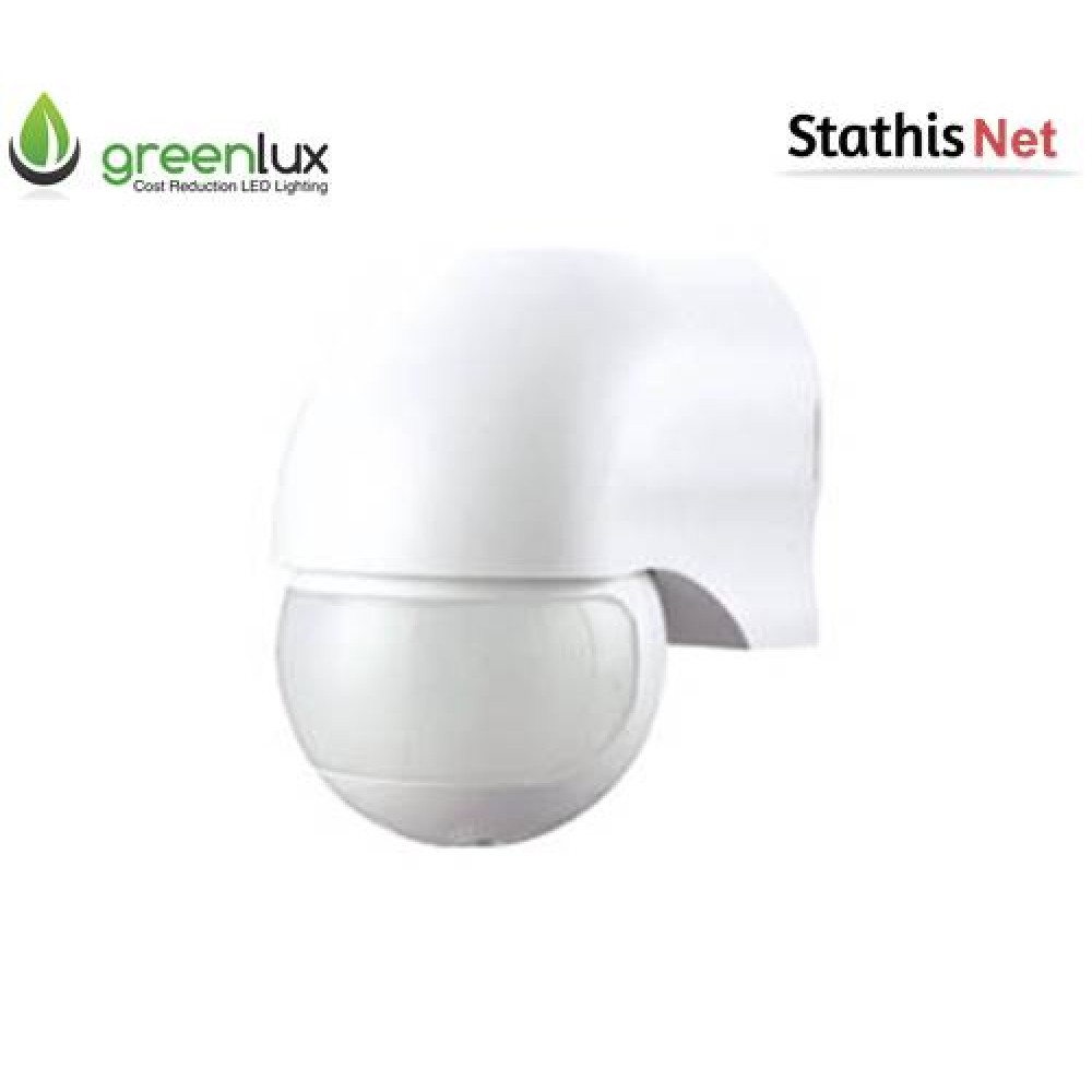 Ανιχνευτής κίνησης τοίχου λευκός 1200W 230V 180° ST12 IP44 Starlux