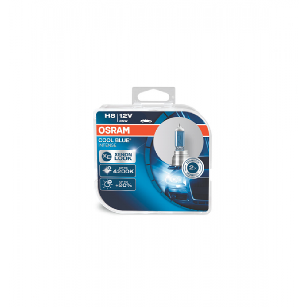 Osram 12V 35W PGJ19-1 H8 +15% cool white 4200K Cool Blue Intense DUO BOX 64212CBi