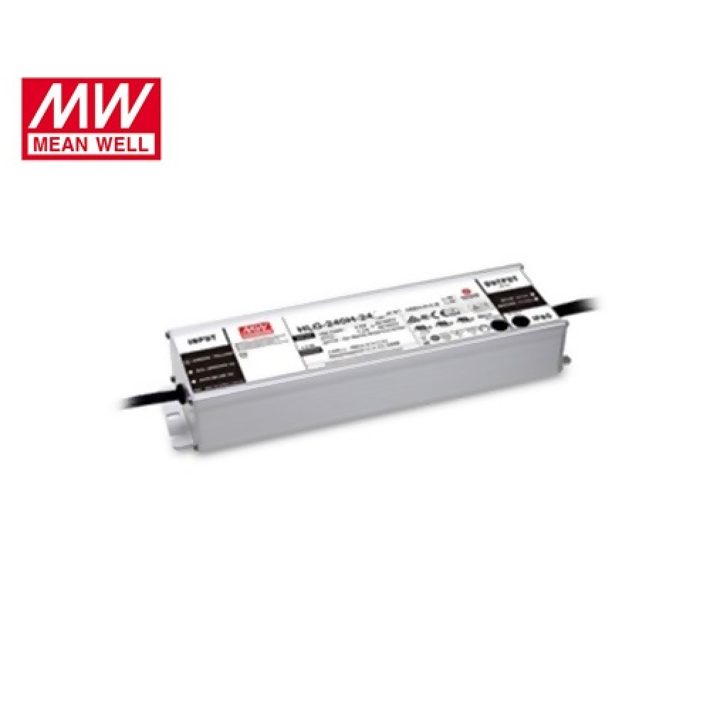 Τροφοδοτικό Led 230V IN -> OUT 24VDC 240W 10A IP67 dimmable HLG240H-24B Mean Well