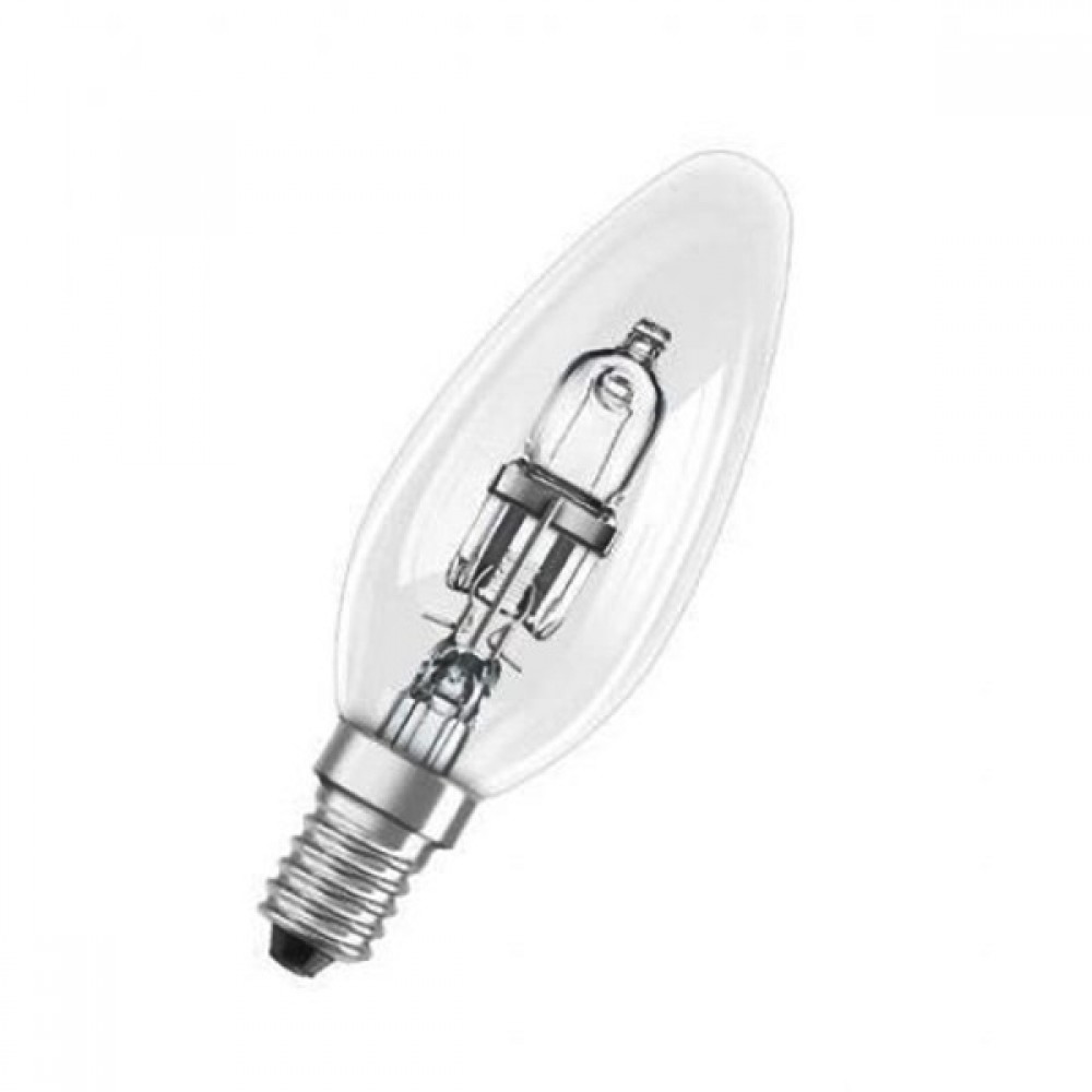 Eco 240V 28W E14 candle clear dimmable Φos_me
