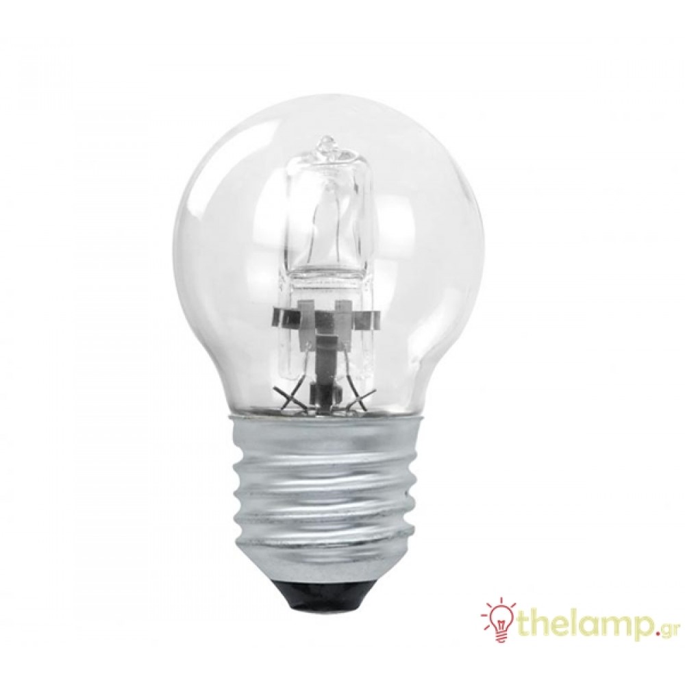 Eco 240V 28W E27 mini globe clear Econ
