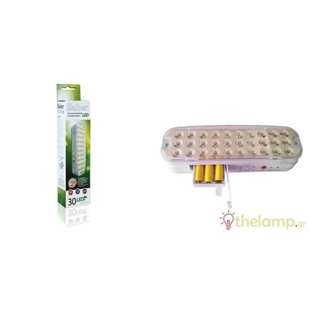 Φωτιστικό ασφαλείας 30 Led SE-5112L Saber