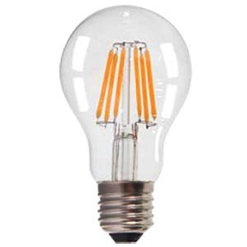 Led κοινή filament A60 4W E27 220-240V διάφανη cool white 4000K MT-N18581 Optonica