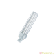 Fluorescent 18W/830 G24D-2 warm white 3000K Dulux D Osram