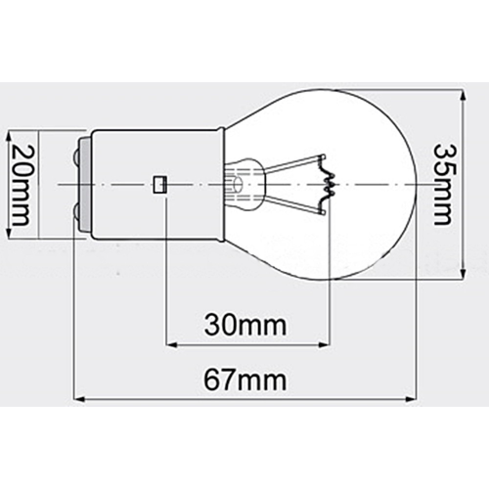 15V 60W BA20d 8029 Dr.Fischer