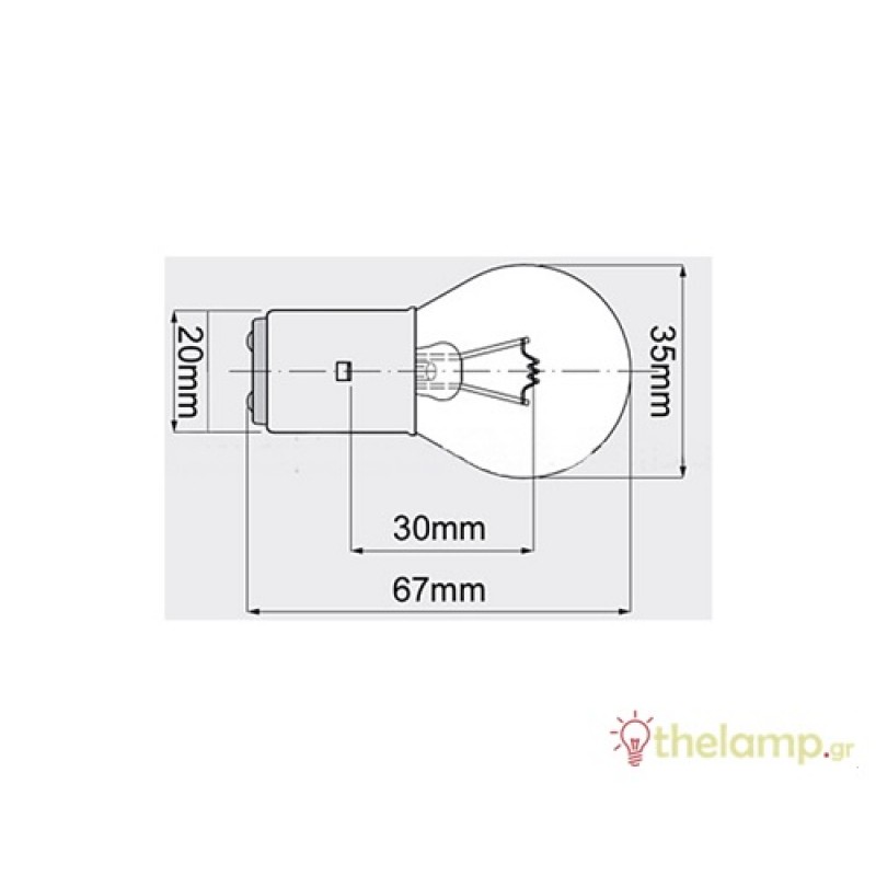 15V 60W BA20d 8029 Dr.Fischer