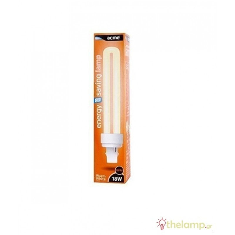Φθόριο 18W/827 G24D-2 warm white 2700K Dulux Acme