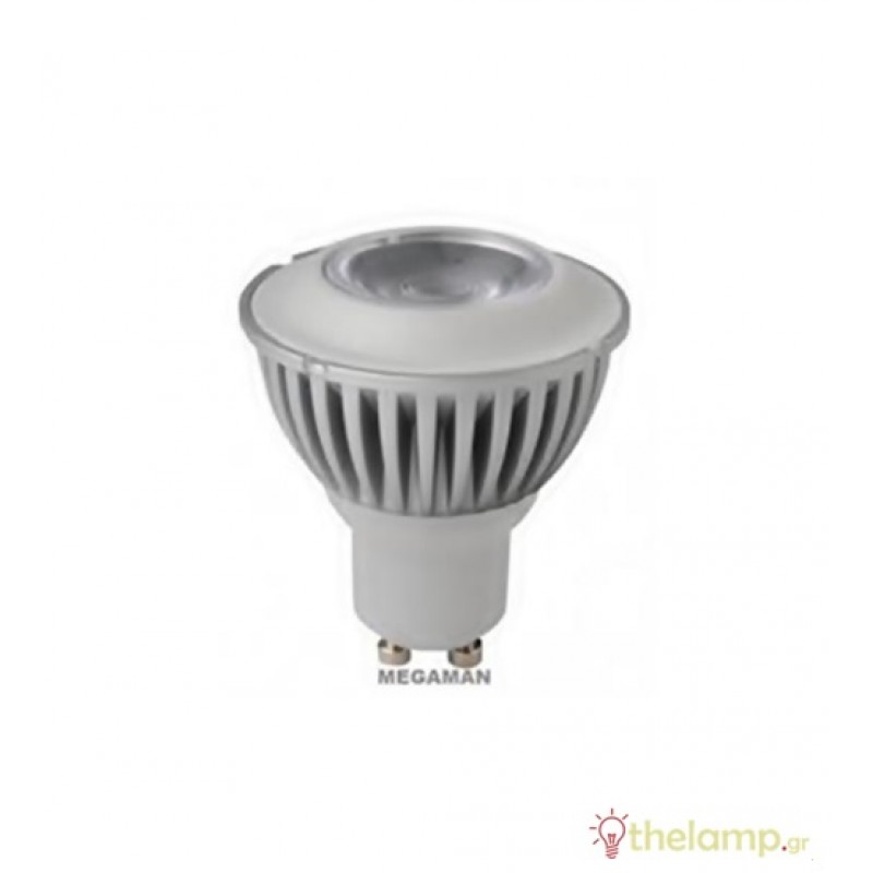Led GU10 240V 6W warm white 2800K dimmable LR1206LNv2-WFL Megaman