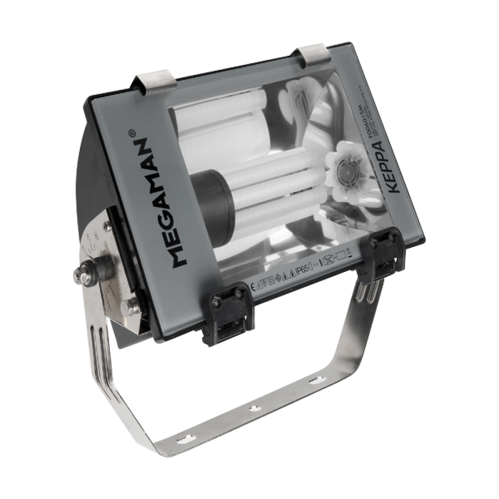 Προβολέας 60W E27 cool white 4000K ασημί F00601SM Megaman