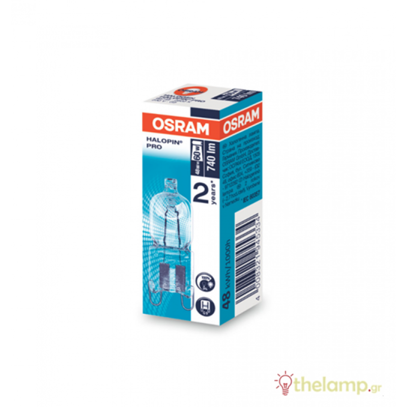 Λαμπτήρας αλογόνου 230V 48W G9 66748 Osram