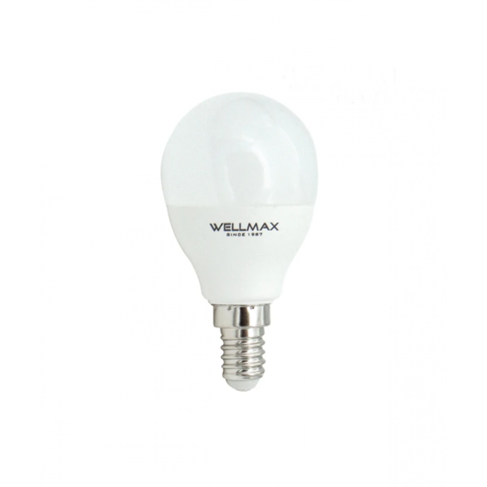 Led γλομπάκι P45 6W E14 240V cool white 4000K J&C