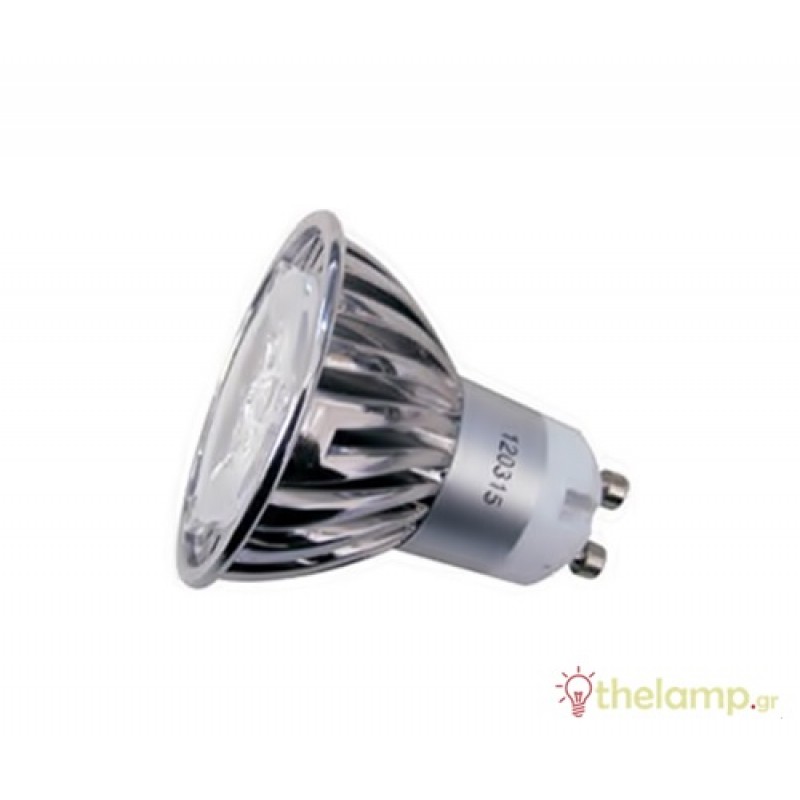 Led GU10 240V 5W 110° κόκκινο LedOn