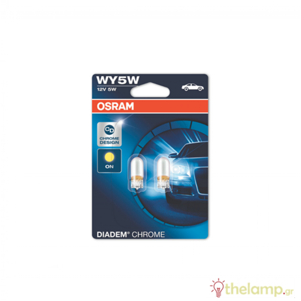 Osram 12V 5W W2.1x9.5d WY5W ±20% Diadem Chrome 2827DC-02B