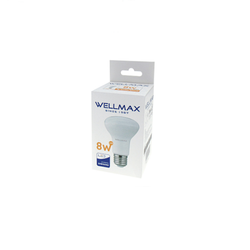 Led καθρέπτου R63 240V 8W E27 warm white 3000K Wellmax