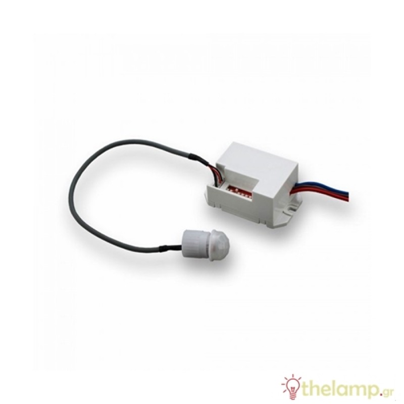 Αισθητήρας κίνησης με καλώδιο και ρυθμιζόμενη χρονοκαθυστέρηση 200/800W 240V 360° λευκός Senso