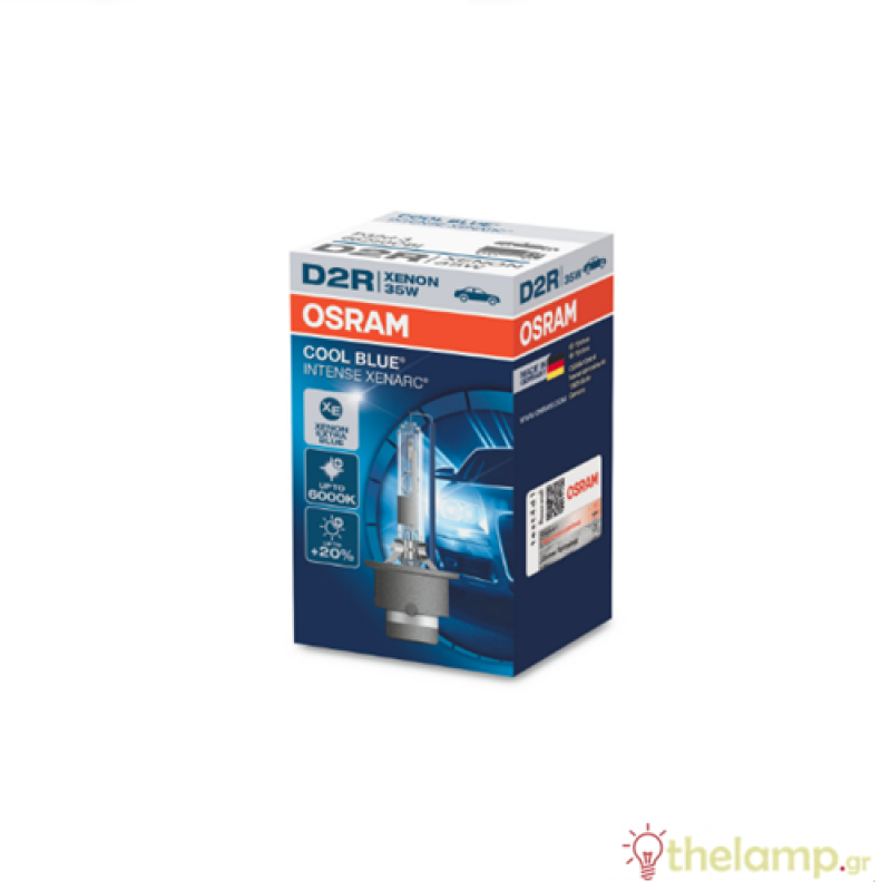 Osram 85V 35W P32d-3 D2R +20% day light 6000K Xenon Cool Blue Intense 66250CBi