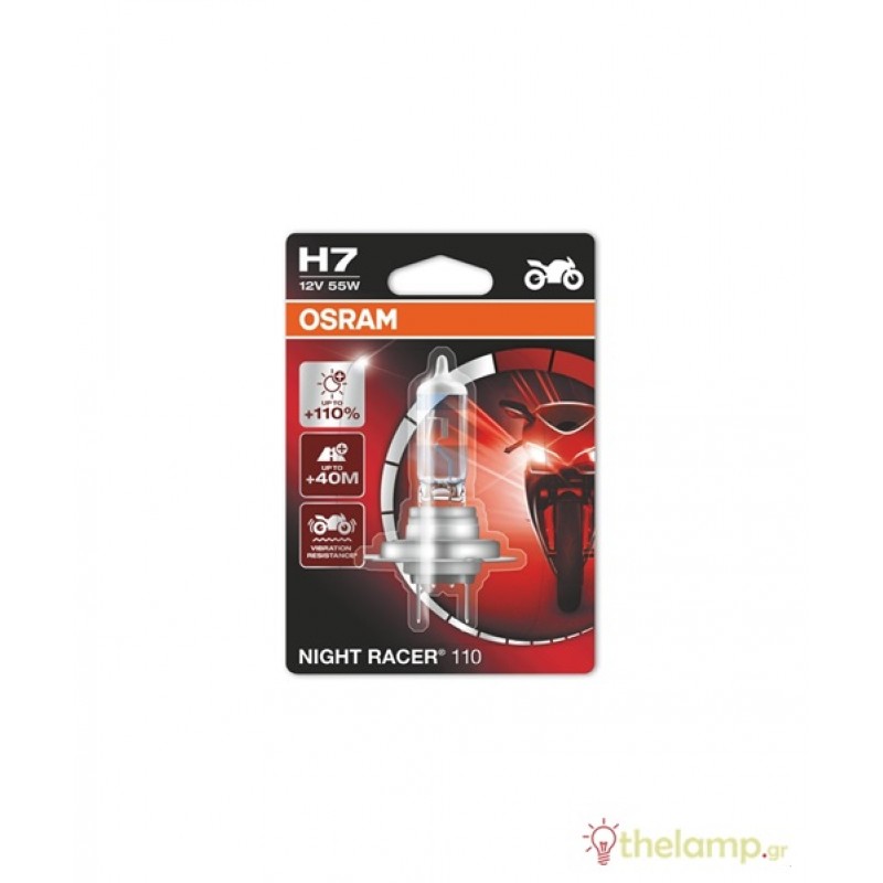 Osram 12V 55W PX26d H7 +110% Night Racer 64210NR1