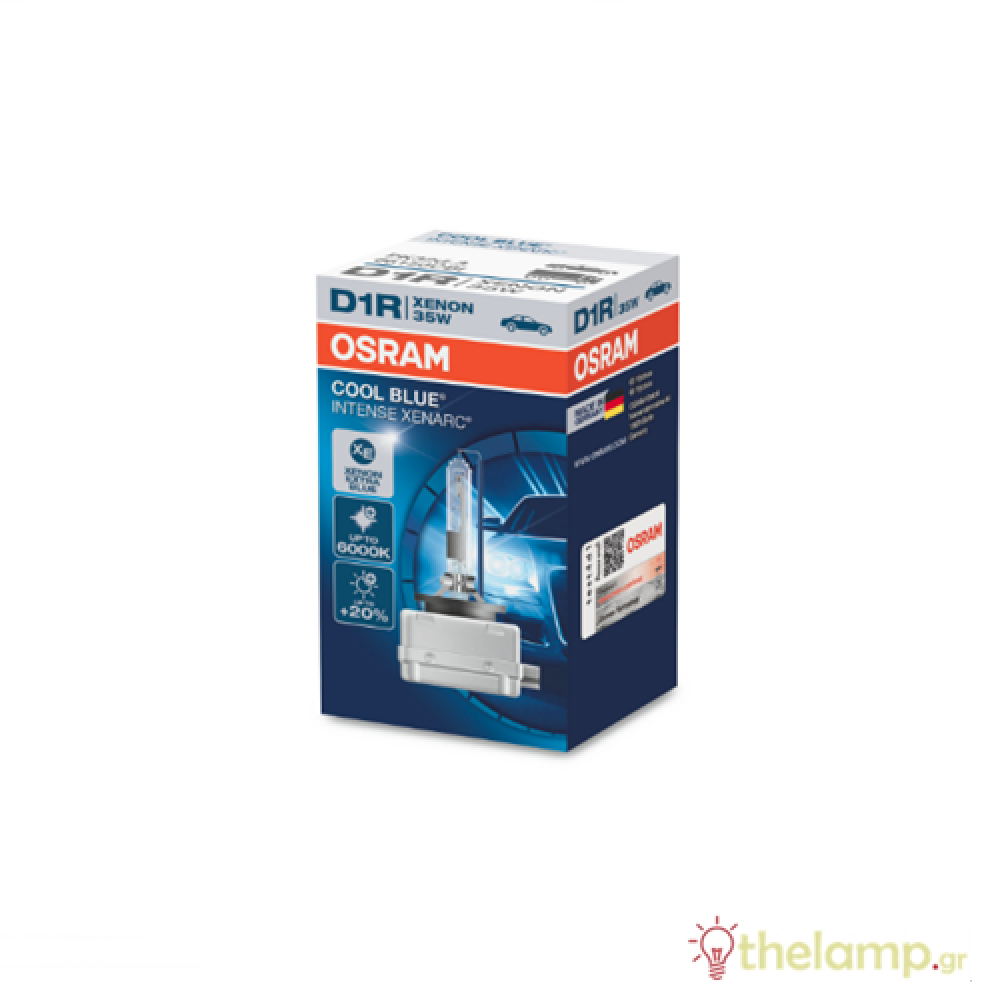 Osram 85V 35W PK32d-3 D1R +20% day light 6000K Xenon Cool Blue Intense 66150CBi